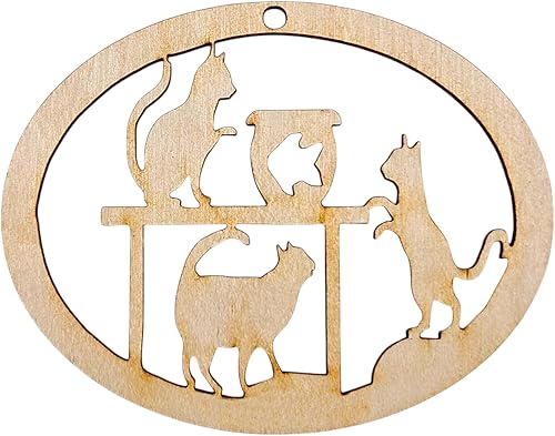 Miniatura 5 de Adorno personalizado de gato en una ventana, ideas de regalo para dueños de gatos navideños, decoraciones de árbol de Navidad, recuerdo de gatito
