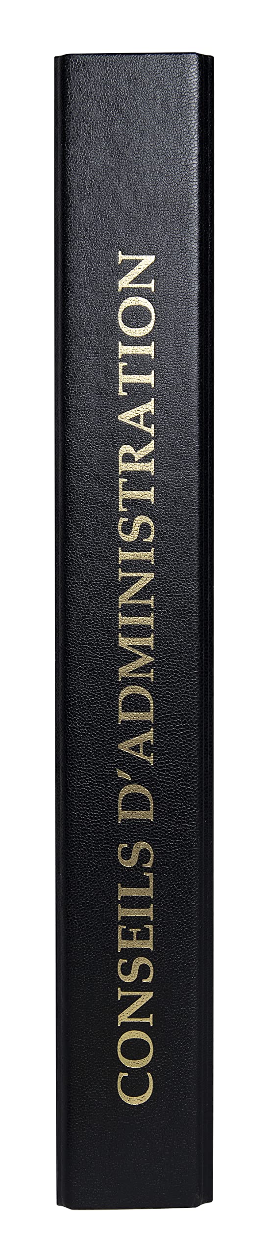 Exacompta - Réf. 46230E - 1 classeur juridique écononomique noir CONSEILS D'ADMINISTRATION - 4 anneaux, couverture plastique - Dimensions 32x26cm - livré avec recharge 100 feuillets vierges numérotés
