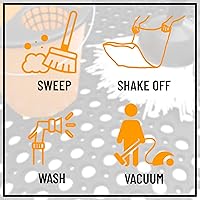 Vista 5 de Ottomanson Tapete de goma resistente, antideslizante, impermeable, fácil de limpiar, tapete antifatiga para cocinas comerciales, restaurantes