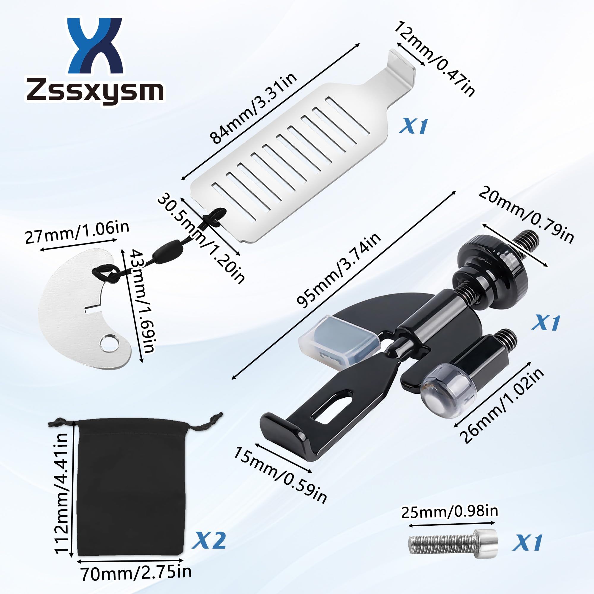 Zssxysm 2 Pack Security Portable Door Lock Without Drilling - Image 2
