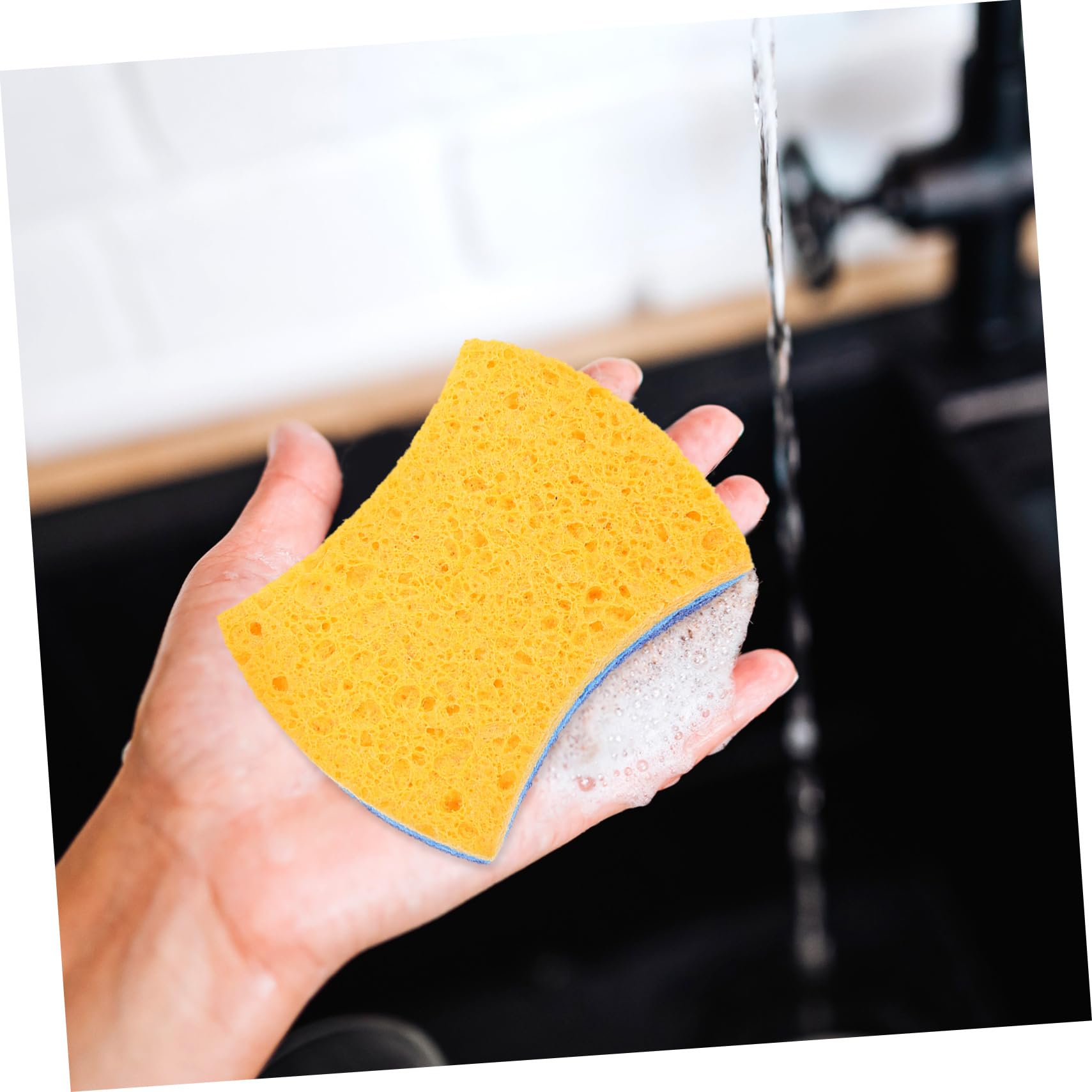 VALICLUD 5 Sätze Reinigen Sie Die Schüssel Und Den Schwamm Peeling Für Geschirr Mehrzweck -Peeling -schwämme Peelingschwamm Spülschwammblock Küche Mehrzweckreinigungschwamm 6 Stücke * 5
