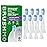Brushmo Gum Care Sensitive Replacement Toothbrush Heads, Compatible with Philips Sonicare Click-on Toothbrush Handles, 8 Standard Heads, Extra Soft Dupont Bristles for Sensitive Teeth, BM658, White