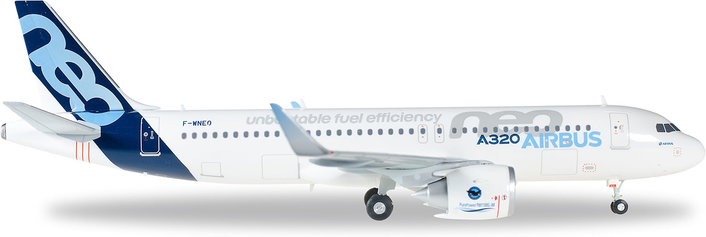 Mastercraft Collection HE557894 Herpa Wings Airbus House A320NEO 1:200 Model Airplane