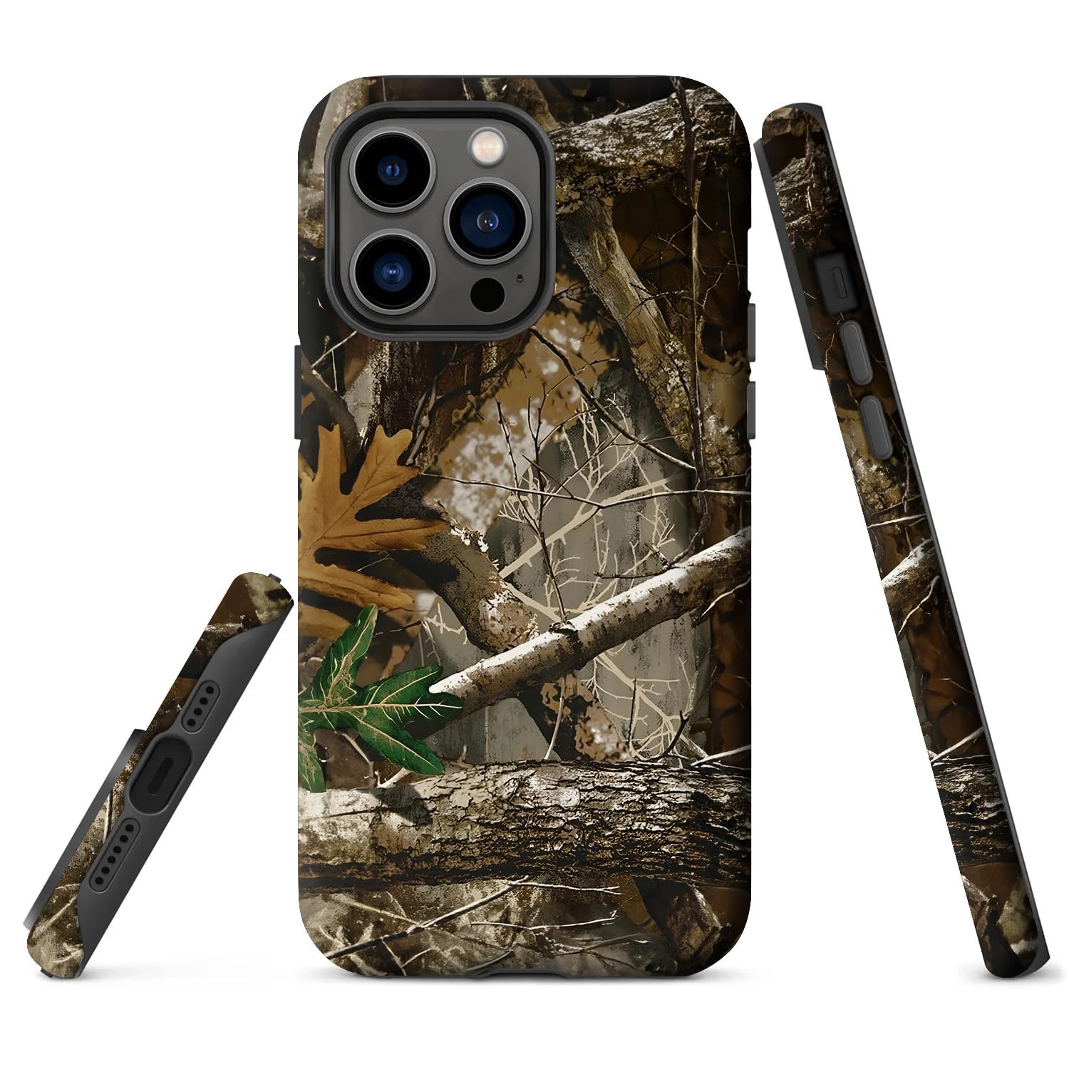 Generic Case Compatible with iPhone 16 Plus,Camo Camouflage Phone Case for Men Girls Boy Kids Women,Dual-Layer Hard Shell Silicone Cover Shockproof