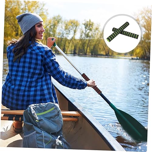 Vista 17 de BESPORTBLE 3 pares remos no cubierta negro asas kayak accesorios ciclismo kayak paddle Grips