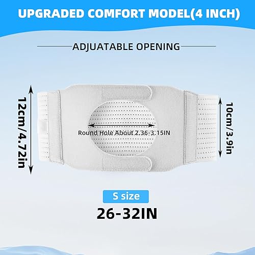 Miniatura 3 de Cinturón de soporte de ostomía, cinturón de soporte ajustable para estomía, cinturón de hernia para ostomía médica, cinturón de ileostomía,