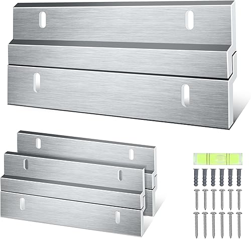 Houseables Percha para tacos franceses, kit para colgar espejos, accesorios para colgar espejos, ganchos de fotos resistentes, soporte de montaje,