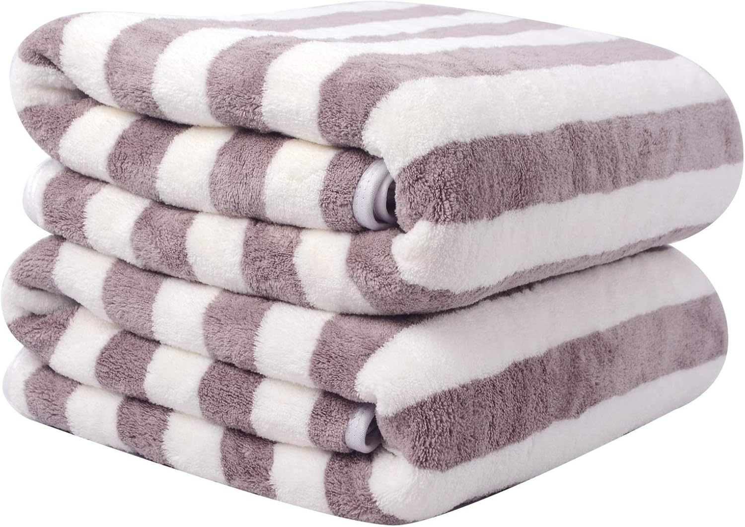 VIVOTE Microfiber Bath Towel Gym Towel Fast Drying Soft Super Durable Super Absorbent Multipurpose Use for Sports Travel Fitness Yoga 27.5″X55″Purple 2Pack