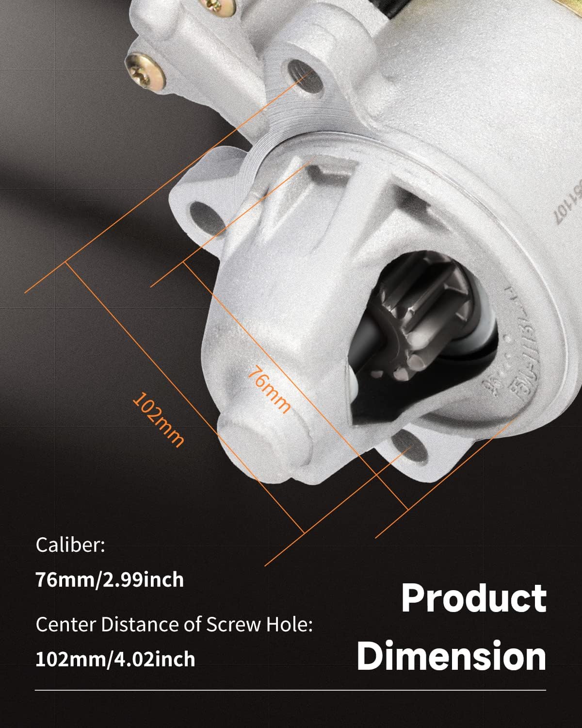 OCPTY Starter Starters Compatible SFD0028 3267N for Ford Crown Victoria Lincoln Town Car for Mercury Grand Marquis 1992 1993 1994 1995 1996 1997 1998 1999 2000 2001 2002 2003 2004-2011 4.6L 3221