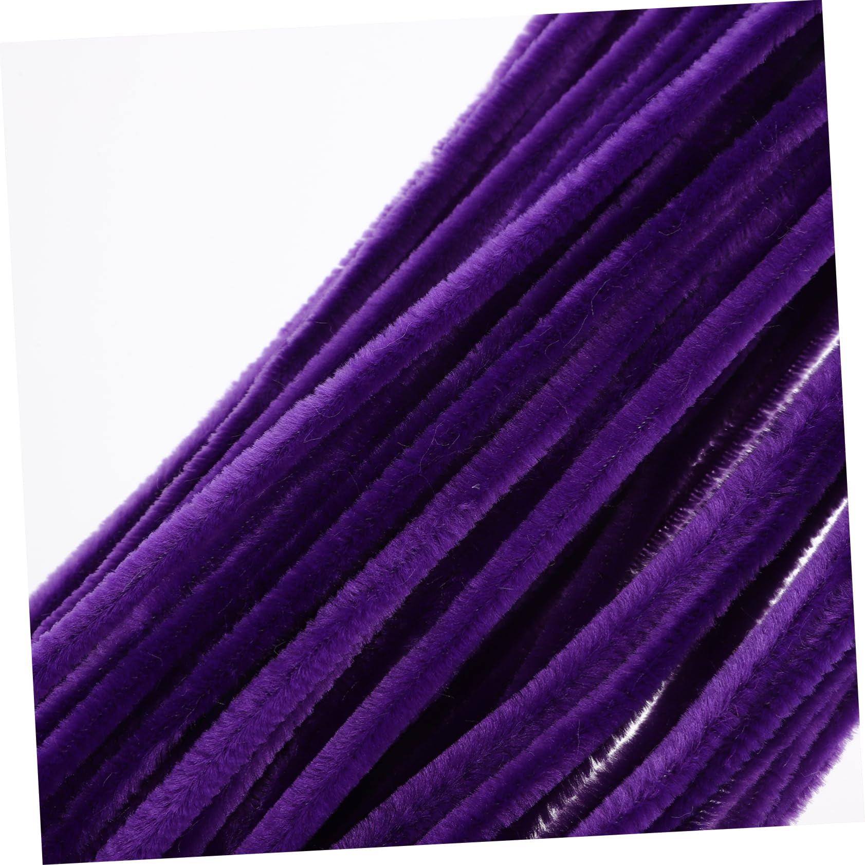 Kisangel Chenille Stems Pipe Cleaner Bulk 100pcs Twisted Sticks Material Craft Cleaners Soft Fuzzy Chenille for Boys and Girls