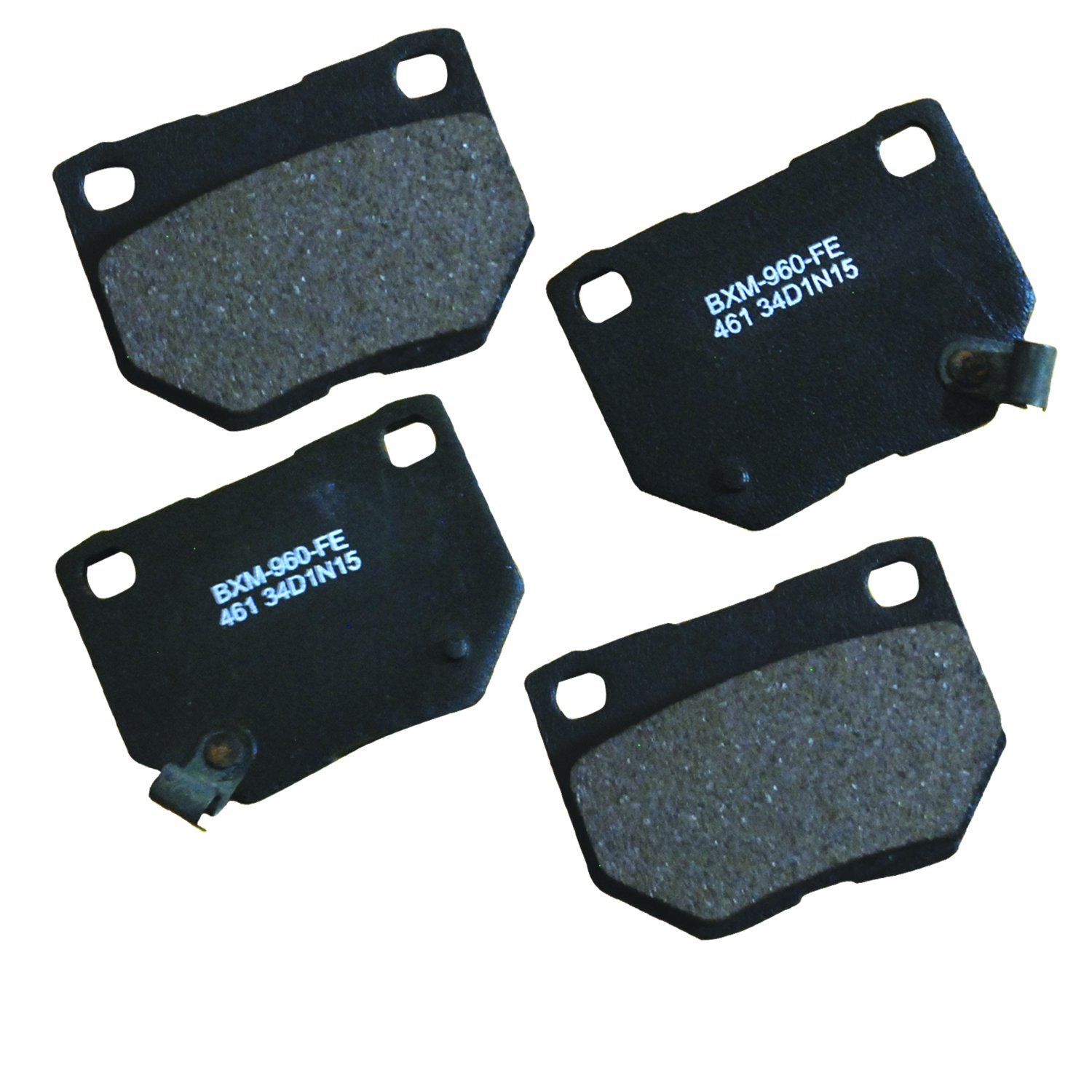 Bendix Premium SBM461 Semi-Metallic Rear Brake Pads for Nissan 300ZX 1996-1989, Subaru Impreza 2007-2006