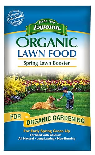 Espoma Organic Spring Lawn Booster 8-0-0 Natural & Organic Lawn