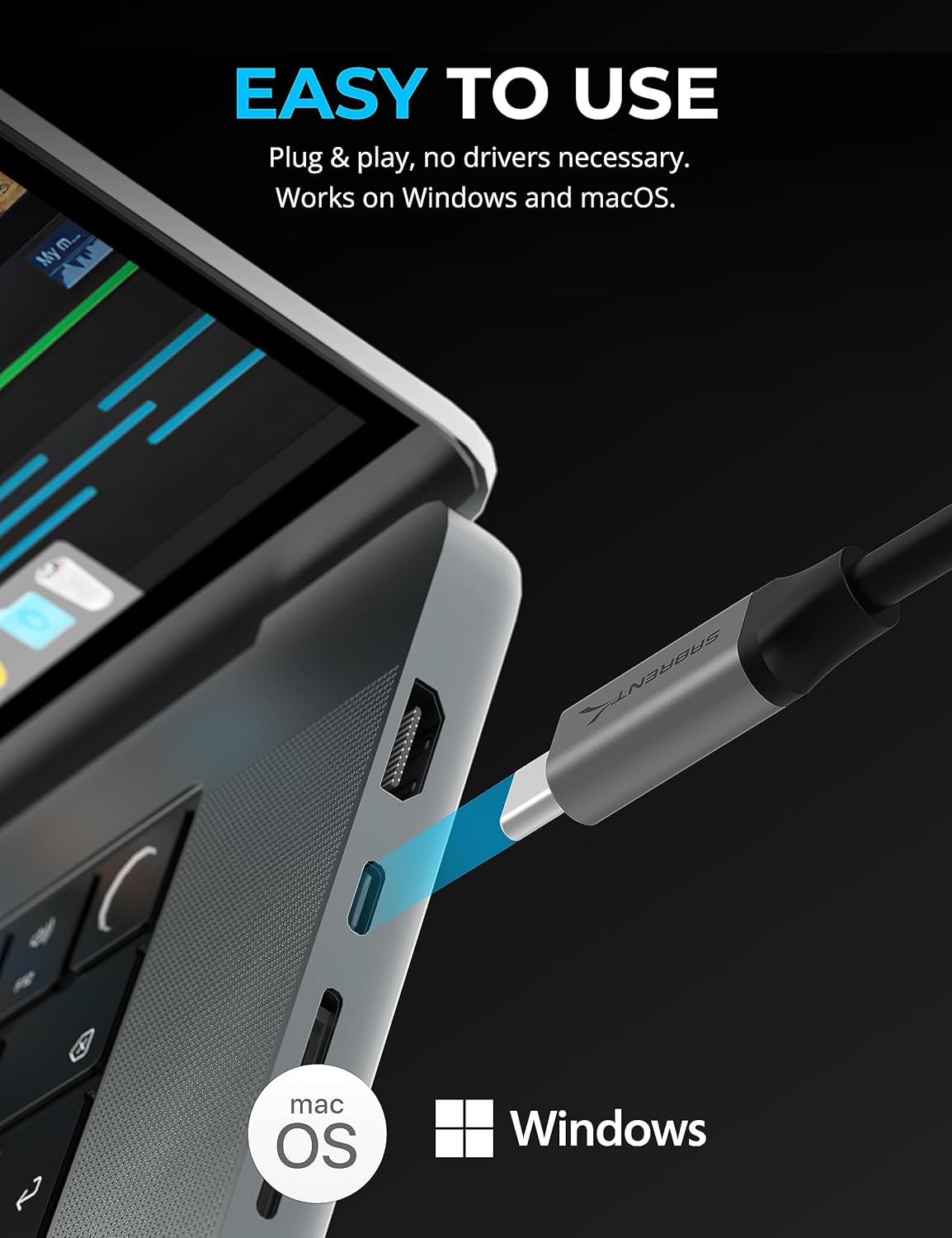 SABRENT USB-C Multi-Card Reader for CFexpress Type B, CFast 2.0, and microSD/SD Cards (CR-C4PM)