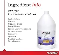 Vista 4 de Zymox Solución limpiadora de oídos para perros y gatos, 1 galón