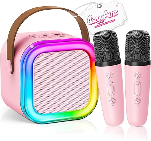 Mini máquina de karaoke para niños y niñas, regalos de cumpleaños para edades de 4, 5, 6, 7, 8 años en adelante, nuevo 2025, altavoz Bluetooth