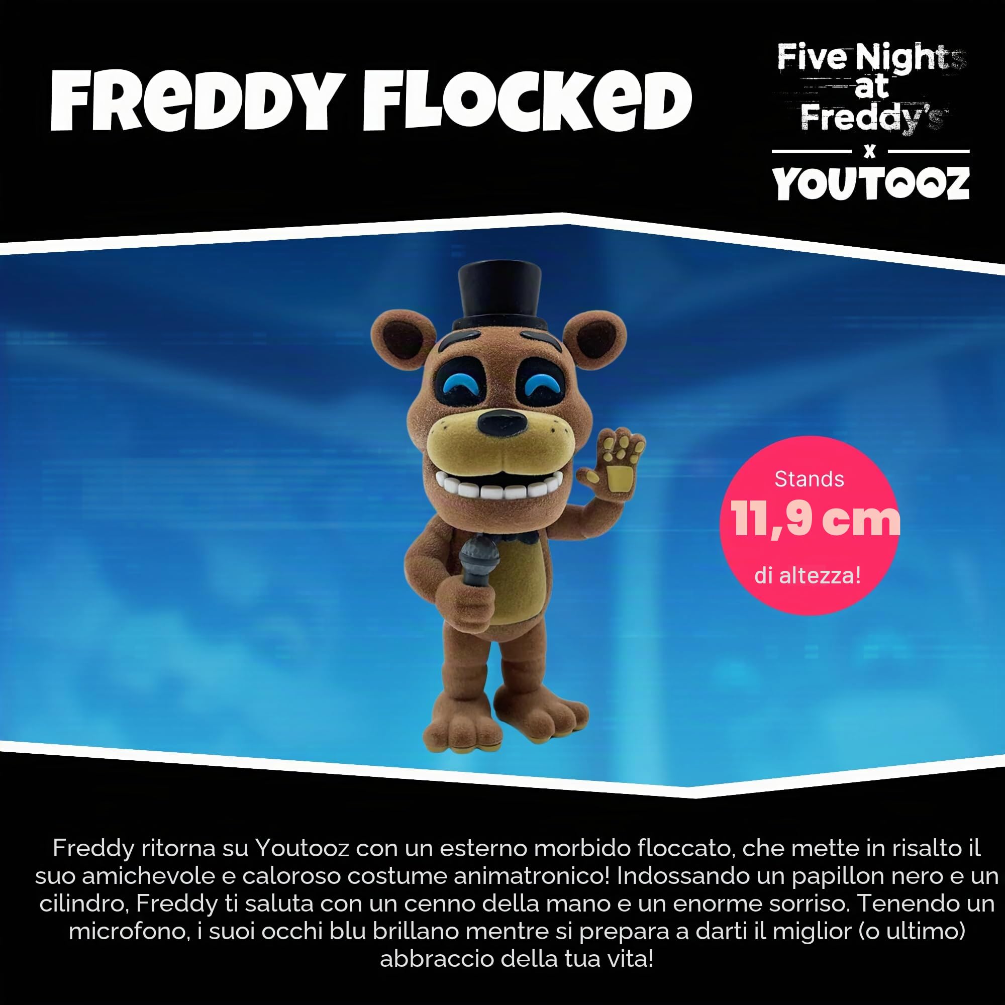 You Tooz FNAF, Action figure di Freddy di Five Nights at Freddy's alta 12 cm, da collezione