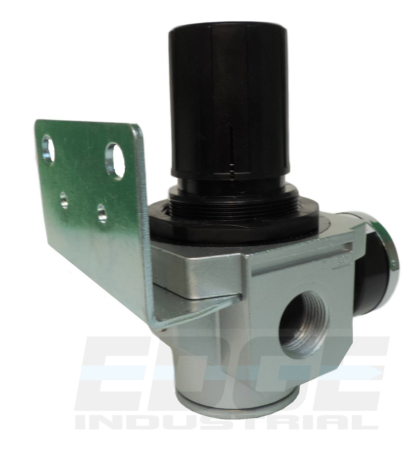 HEAVY DUTY HIGH FLOW 1" INLINE COMPRESSED AIR PRESSURE REGULATOR, 7 TO