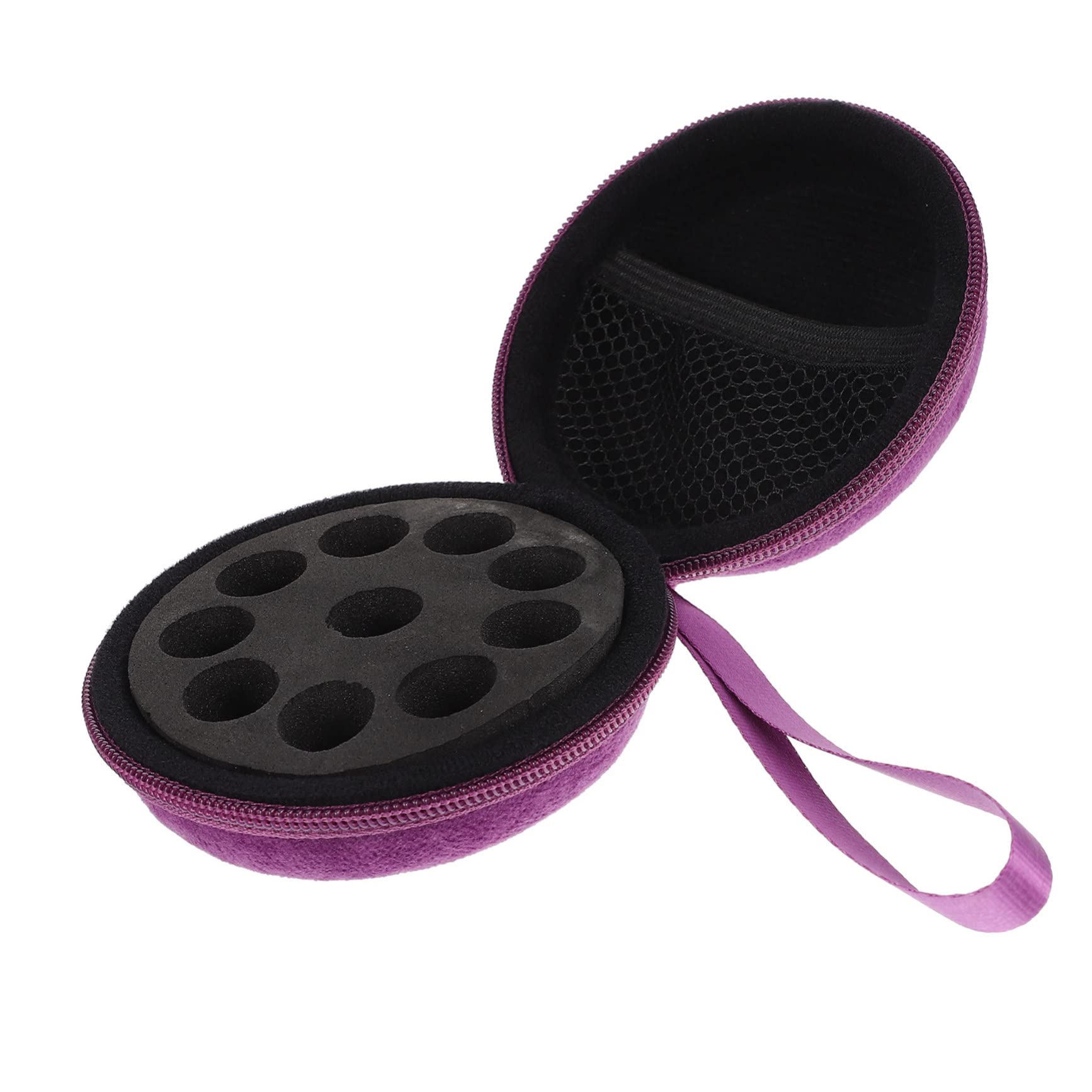 Vaguelly Portable Essential Oil Organizer Case Slot Bag for Bottles Travel Friendly Essential Oil Storage for Nail Polish and