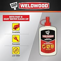 Vista 2 de DAP Weldwood - Pegamento para madera original, amarillo, 8 onzas (7079800497)