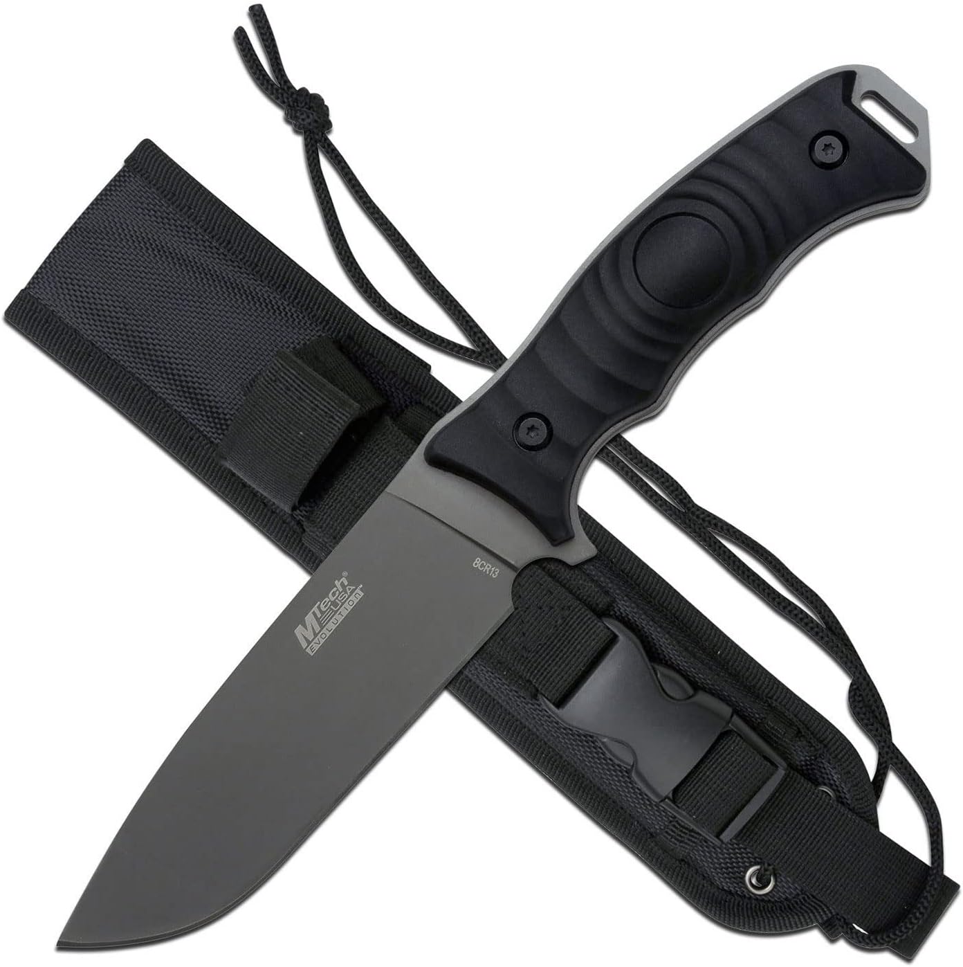 MTech Evolution Tactical Fixed Blade Knife MTEFIX006BK