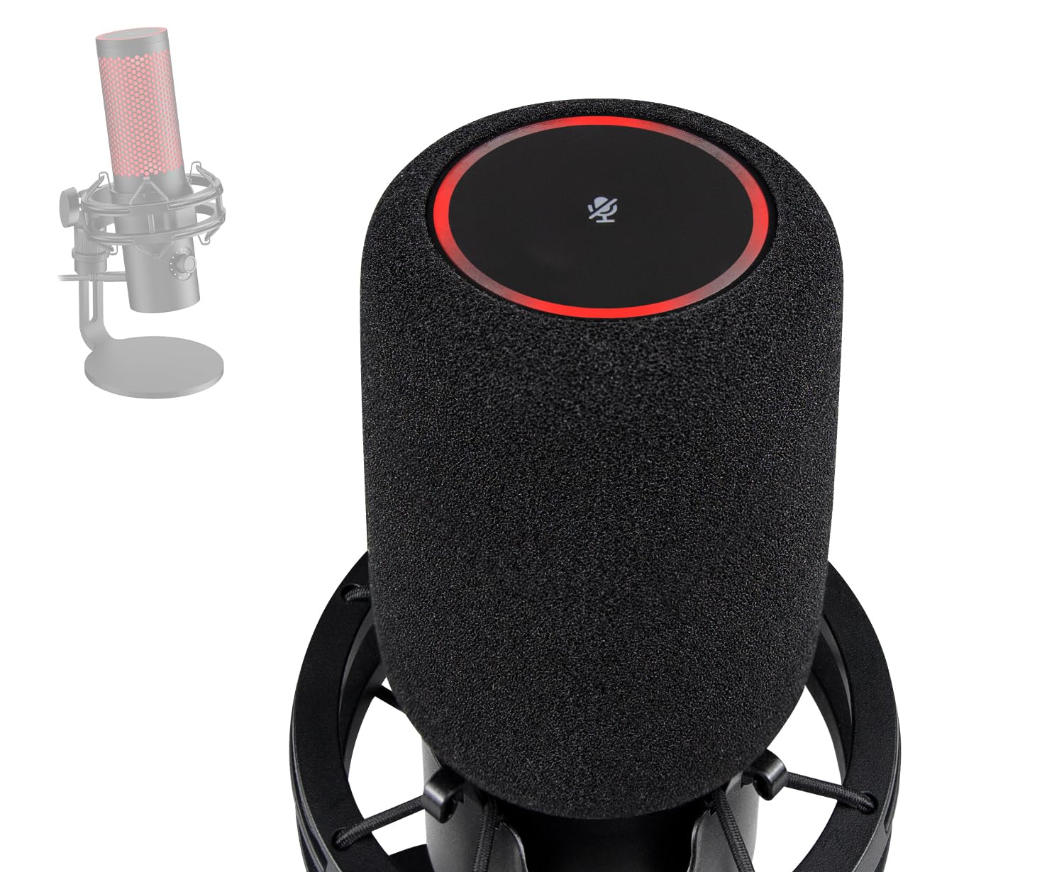 Amazon.co.jp: SOULWIT マイク ポップフィルター for HyperX QuadCast