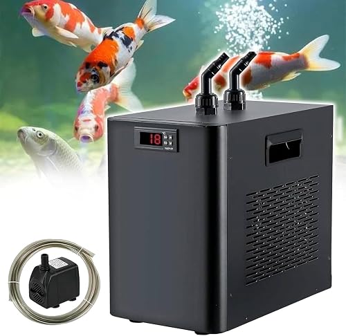 HaiZethonic Aquarium Cooler,Aquarium Water Chiller Fish Tank Cooler System,5-40℃ Constant Temperature…