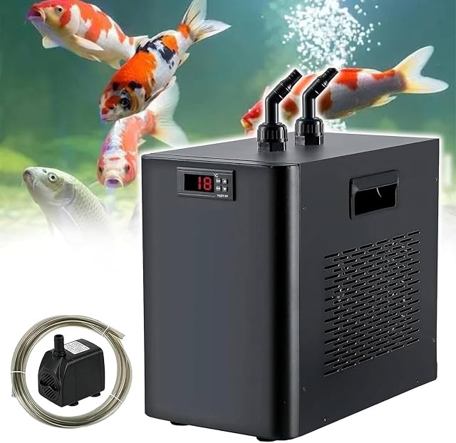 HaiZethonic Aquarium Cooler,Aquarium Water Chiller Fish Tank Cooler System,5-40℃ Constant Temperature…