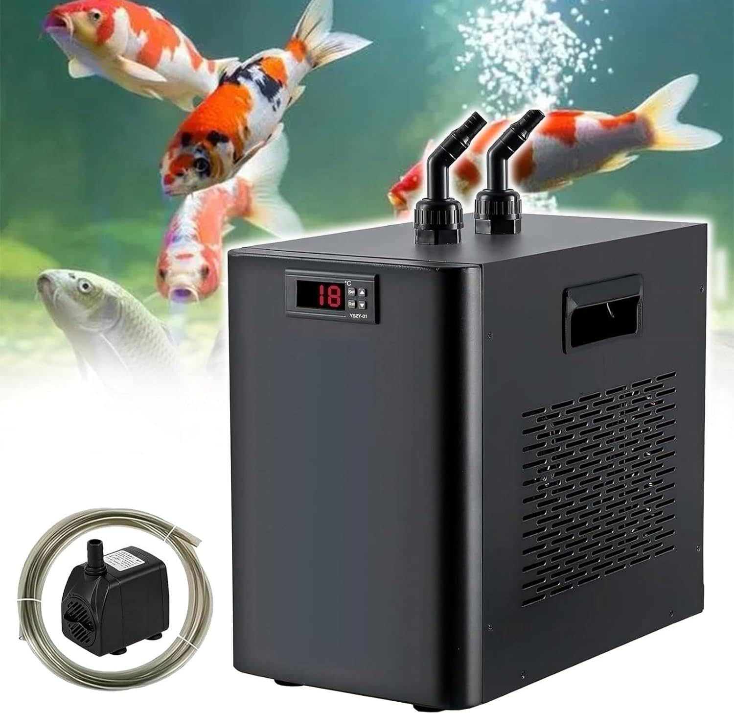 Wassertankkühler Wasserkühlung,Einstellbarer Kühler,Kühler Für Eisbad,60l/160l/300l,Sorgt Für Erfrischend Kalte Temperaturen,Verbessert Die Erholung 160L