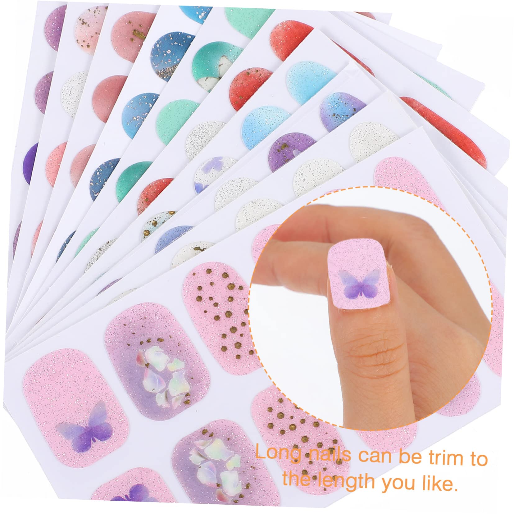 FRCOLOR 4 Set Di Decorazioni Per Unghie Decalcomanie Per Unghie Set Per Manicure Tronchesi Per Unghie Per Feste Di Festival