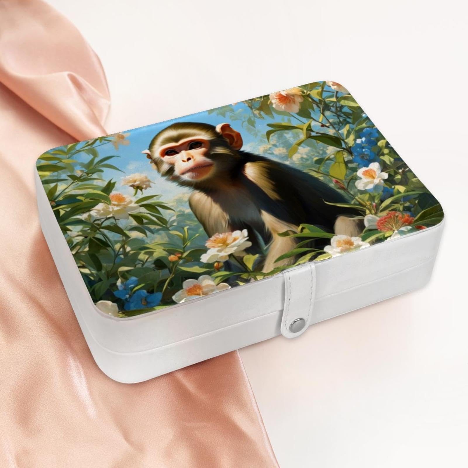 Boîte à bijoux anti-nœud portable avec boucle métallique pour ranger vos bracelets