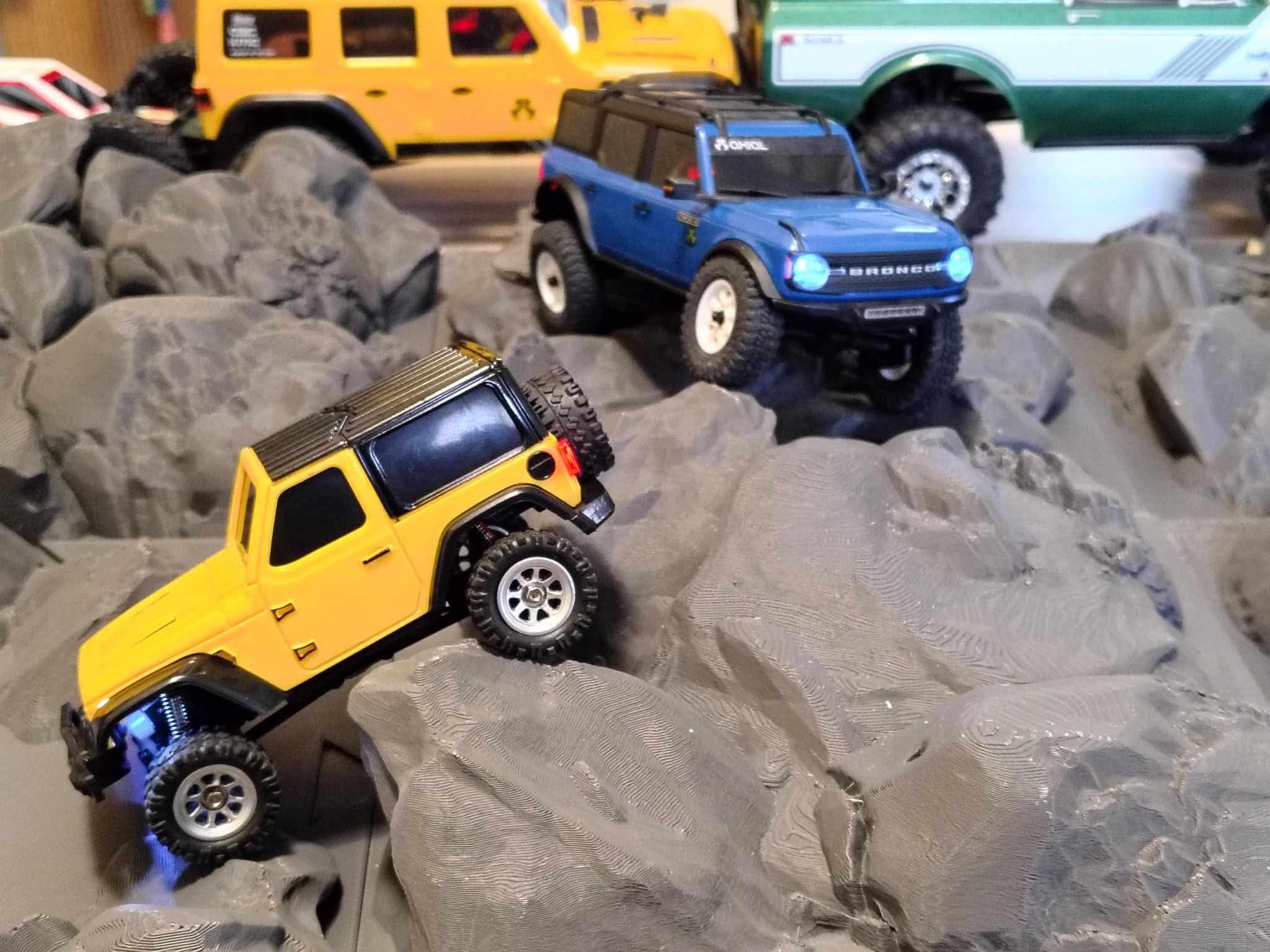 RC Crawler Course 6-Pack for 1/30 & 1/24 Scale Crawlers  Modular Reinforced Interlocking Tiles | Updated | Made in USA