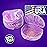 Practicon Marble Retainer Cases, Orthodontic Aligner Case, Mouth Guard Holder (3 Pack) (Pink Purple)