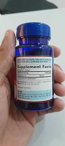 Miniatura 16 de Puritan's Pride Coenzima CoQ10 de 100 mg, suplemento dietético para la salud cardíaca, presión arterial, salud oral de las encías y apoyo al