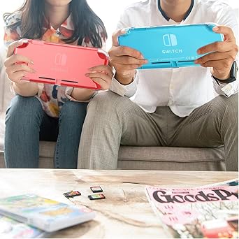 Switch Lite ケース HDスクリーンプロテクター付き Nintendo Switch Lite用 完全保護 グリップカバー クリア 保護ケース Nintendo Switch Lite ケース ハードシェル 女の子用 男の子用 透明