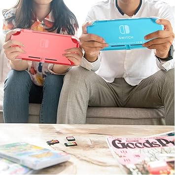 Protective Case for Nintendo Switch Lite, Hard Case for Nintendo Switch Lite Clear Front and Back Cover Design Switch Lite Skin Shell Switch Light Accessories for Girls Boys, Transparent