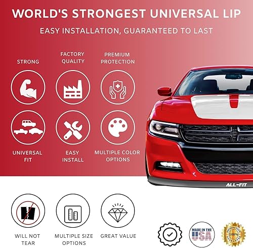 Miniatura 2 de All-Fit Automotive Kit de labios para faldas laterales - Elegante efecto de suelo y flujo de aire mejorado - Accesorios exteriores automotrices