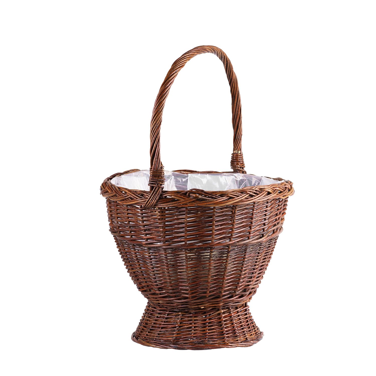 Panier de jardin en osier pour récolter les légumes du potager en famille