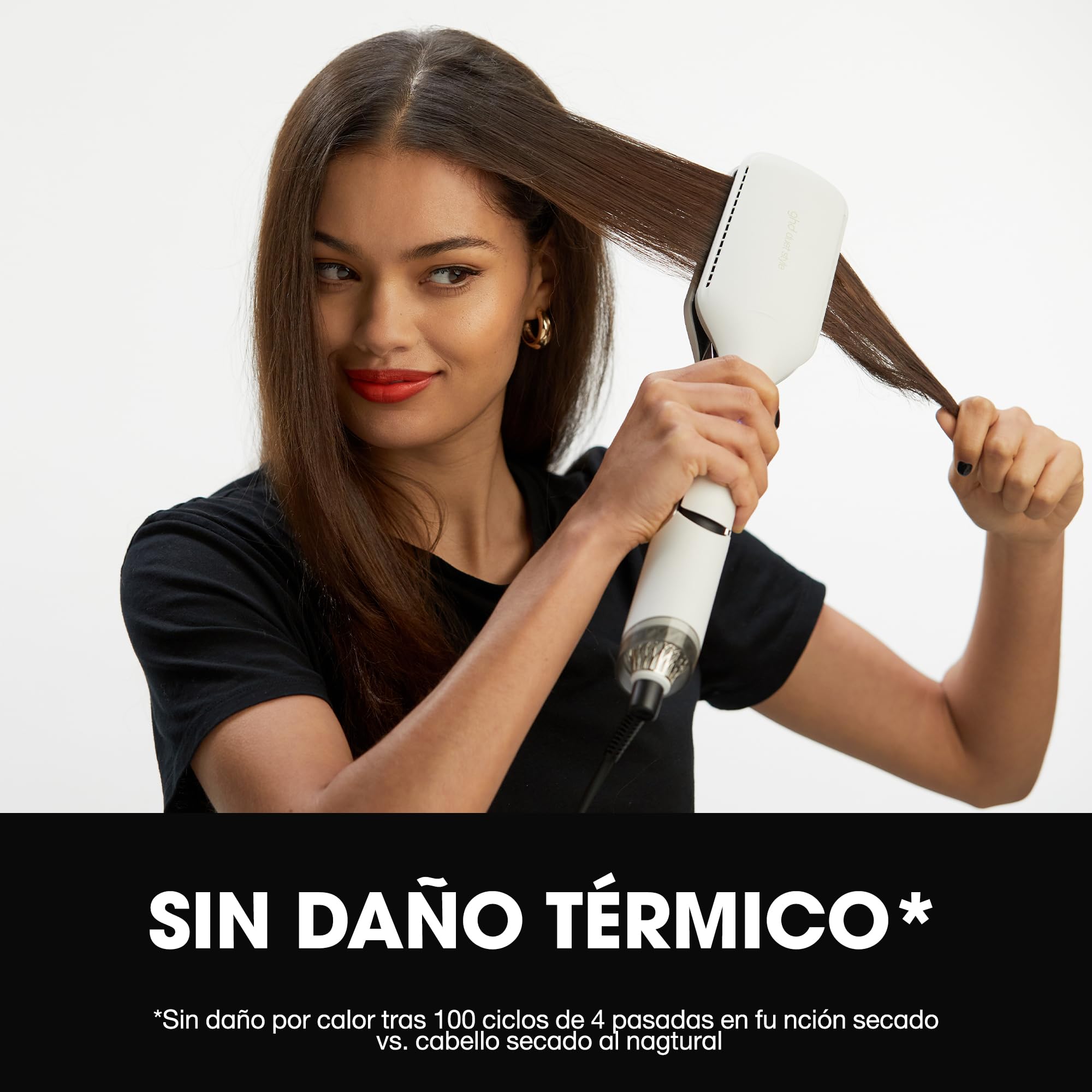 ghd Duet Style - Plancha de Pelo y Secador 2 en 1, De Mojado a Peinado Sin Daño Térmico, Sin Encrespamiento, Más Brillo - Para Todo Tipo de Cabello - (Enchufe Europeo)