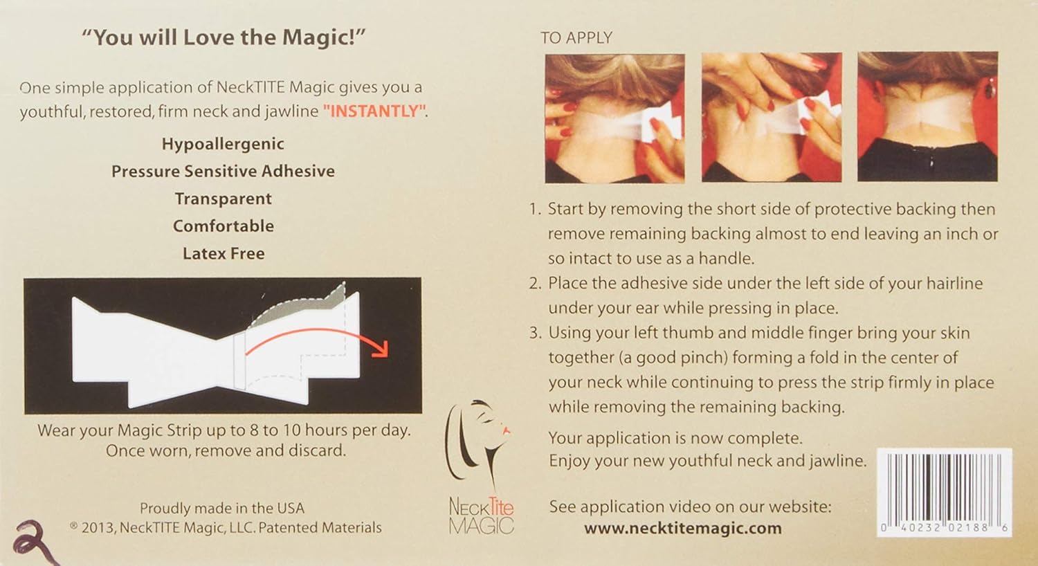 NeckTITE Magic - The Instant Neck Lift (2 pack)