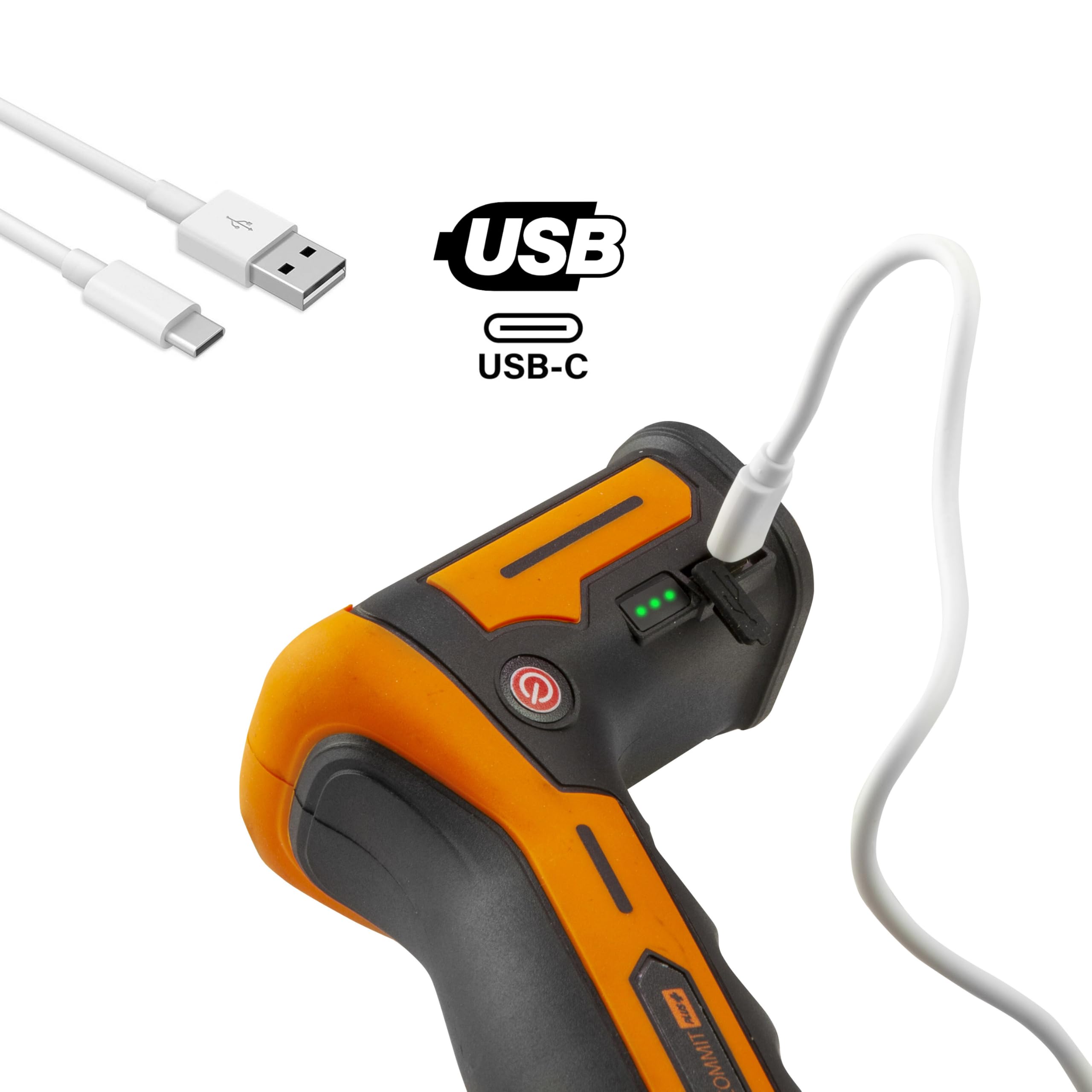 Altuna - Tijeras de Podar Eléctricas a Batería Titanio - Gold Titanium Rendimiento y Durabilidad - Autonomía Hasta 6h - Carga USB en 2h - Más Corte 25mm - Ligera y Compacta - Jardín y Frutales