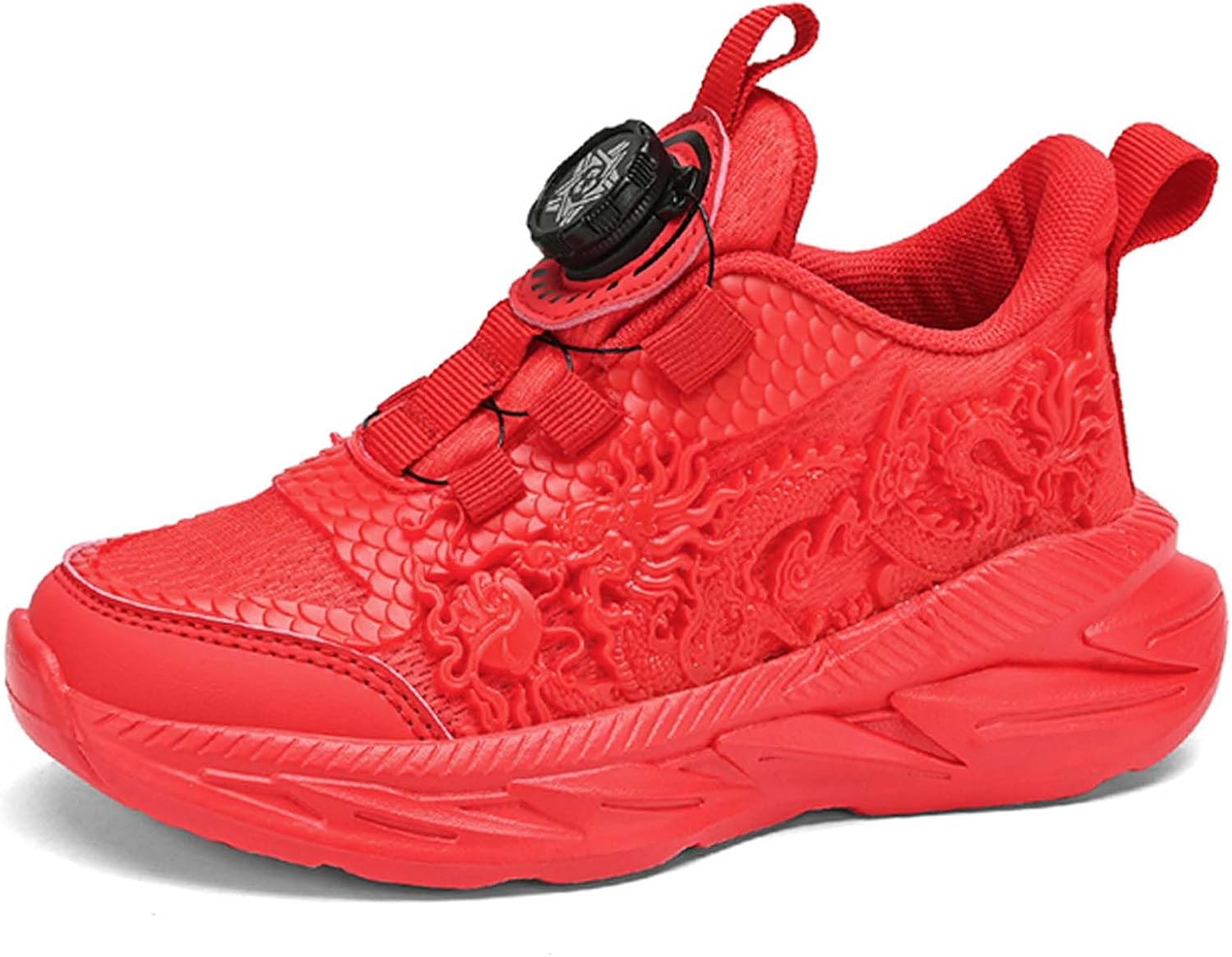 Kids Sneakers Boys Girls Night Glow Casual Walking Shoes Arch Support High Elasticity Badminton Shoes Lightweight Comfortable Sport Athletic 12.5~6.5 Sizes