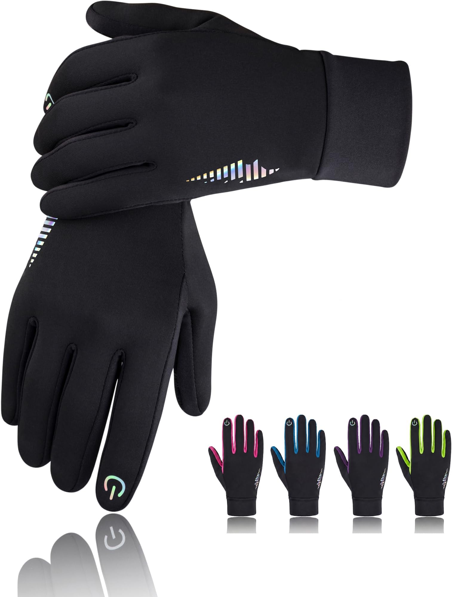 SIMARI Kids Winter Gloves Touchscreen Water-Resistant Warm Thermal for Boy Girl Toddler Cycling Running Ski Snow Cold Weather
