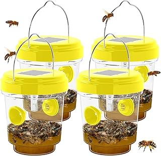 Wasp Traps for Hunting Wasps, Bees, Hornets, Insects, Yellow Jacket Traps, Wasp Trap Catcher,