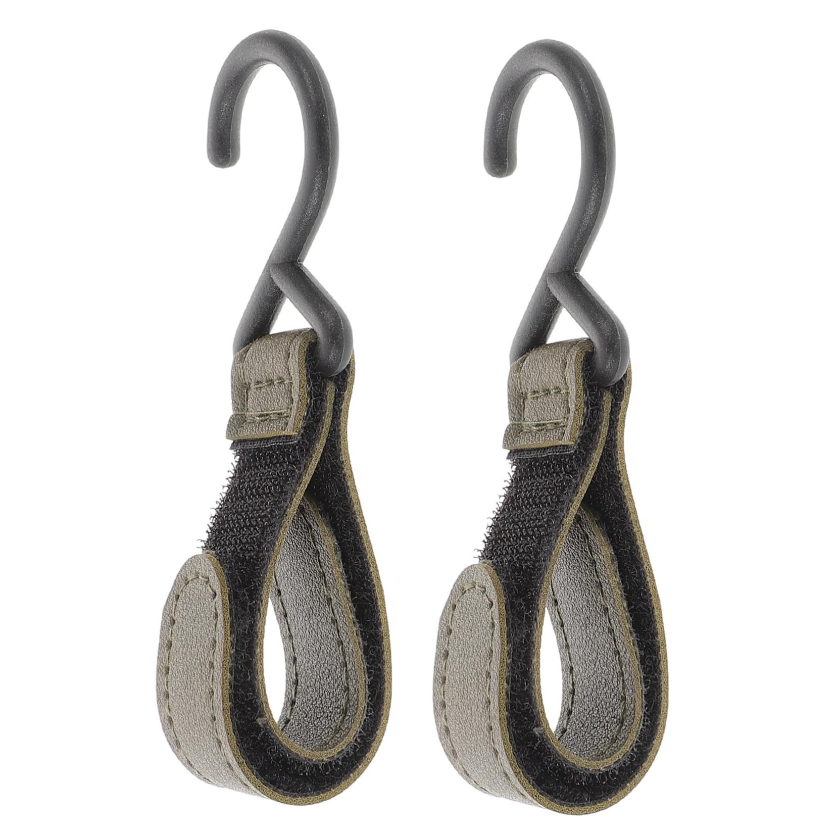 HAPINARY Baby Stroller Hooks Compact Stroller Straps Outdoor Hooks and Replaceable Clips