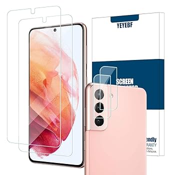 Amazon.com: Galaxy S21 Plus HD Clear Tempered Glass Screen