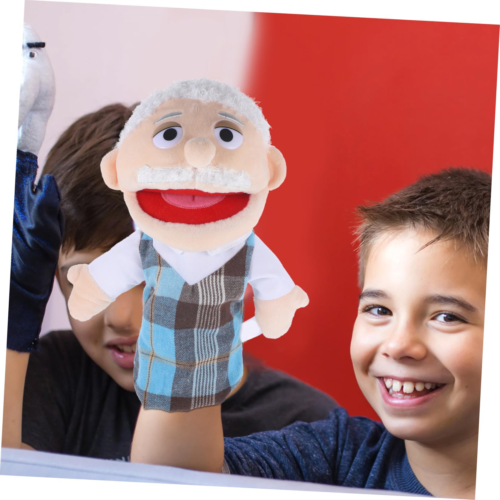 Marionetas de Mano Realistas Hora del Cuento 2 Unidades de Juguete Educativo Familiar