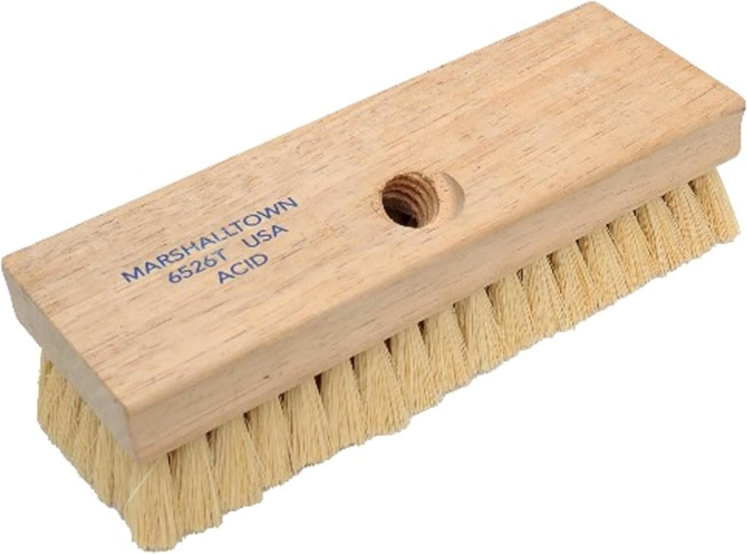 MARSHALLTOWN Mason's Acid Brushes, Threaded Hole, Handle Hole Type, 8 1