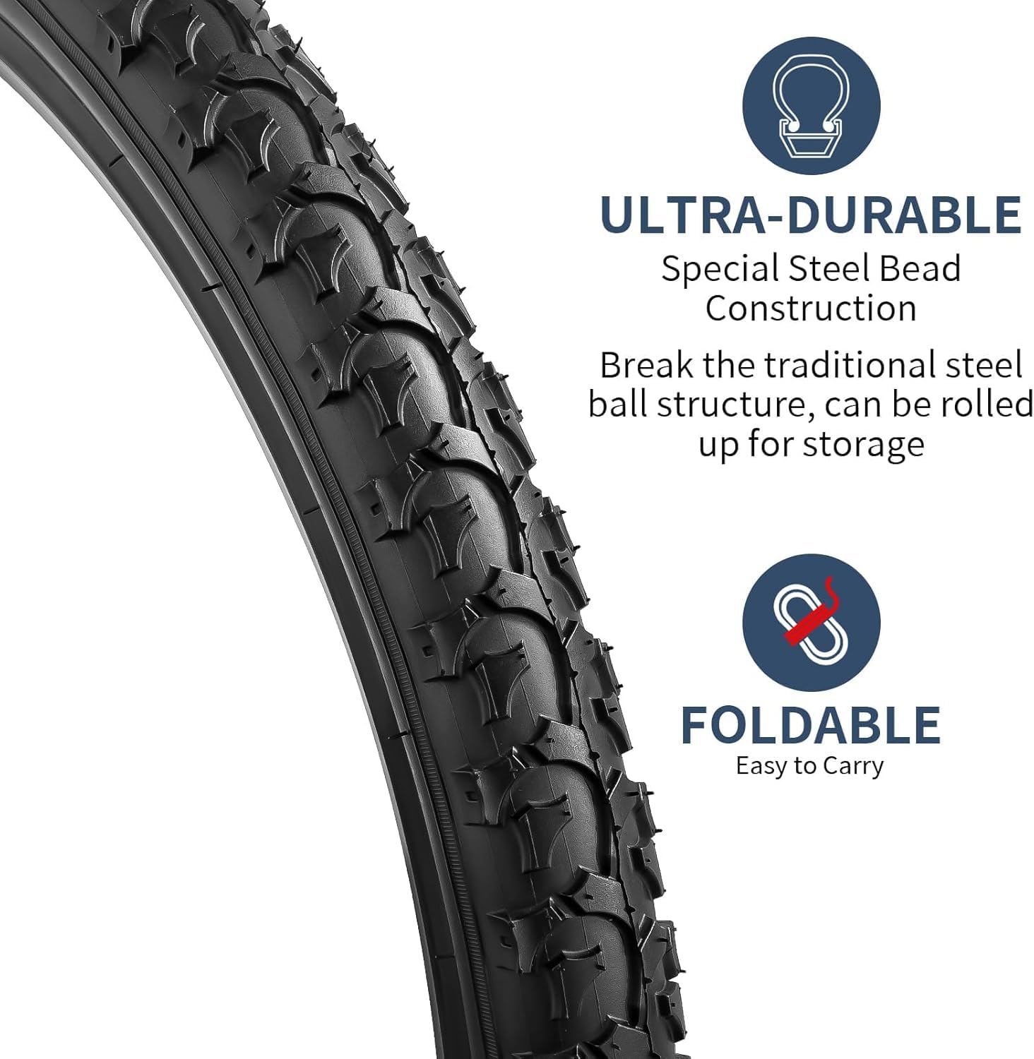 YunSCM 2-Pack Fietsbanden 24x1.95 50-507