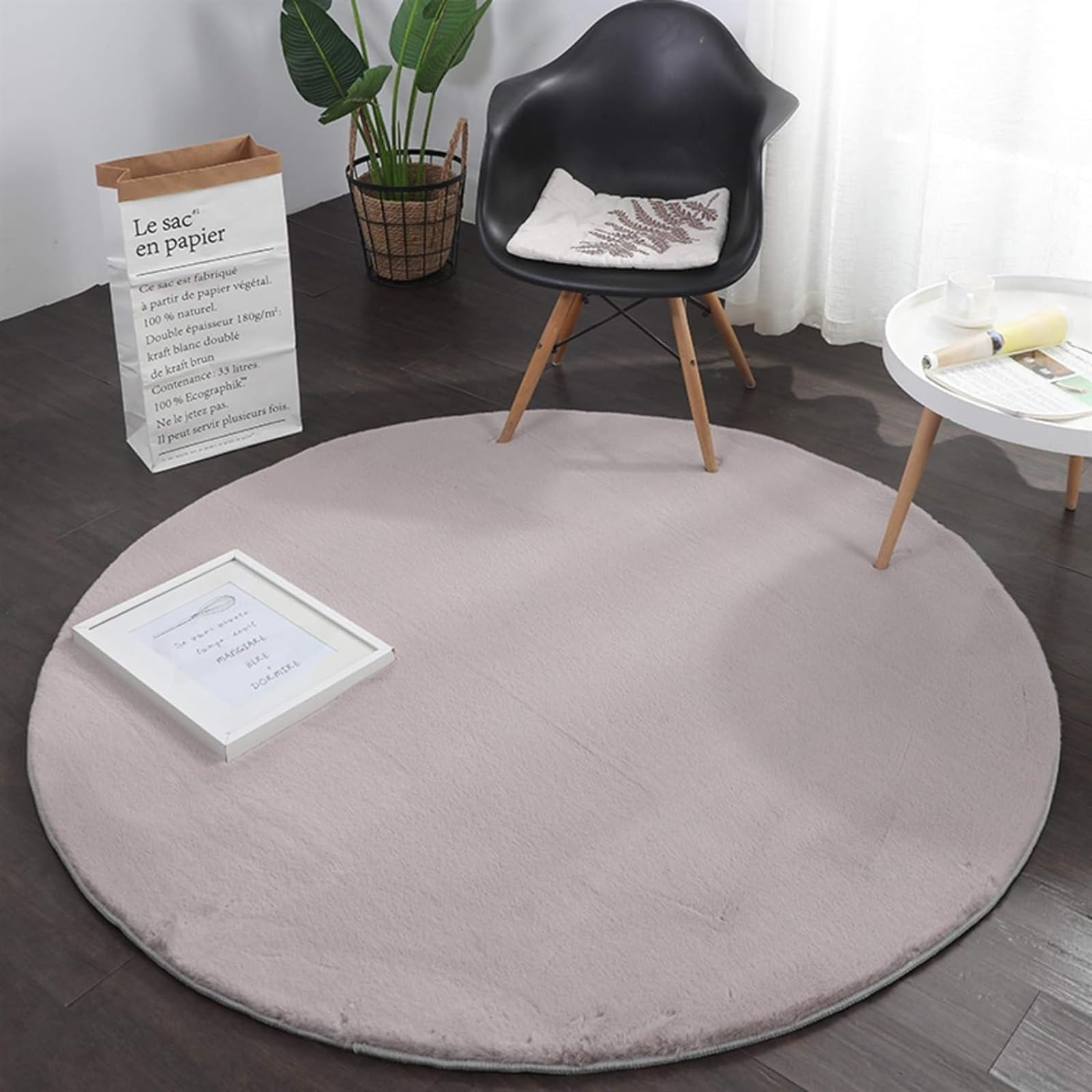 Fußmatte Badematte Türmatte Badteppich Runder Teppich, Kreisförmiger Teppich Für Schlafzimmer, rutschfeste Heimdekoration, Niedlicher Teppich Für Zimmer Badvorleger Badezimmerteppich (Color : F, Siz
