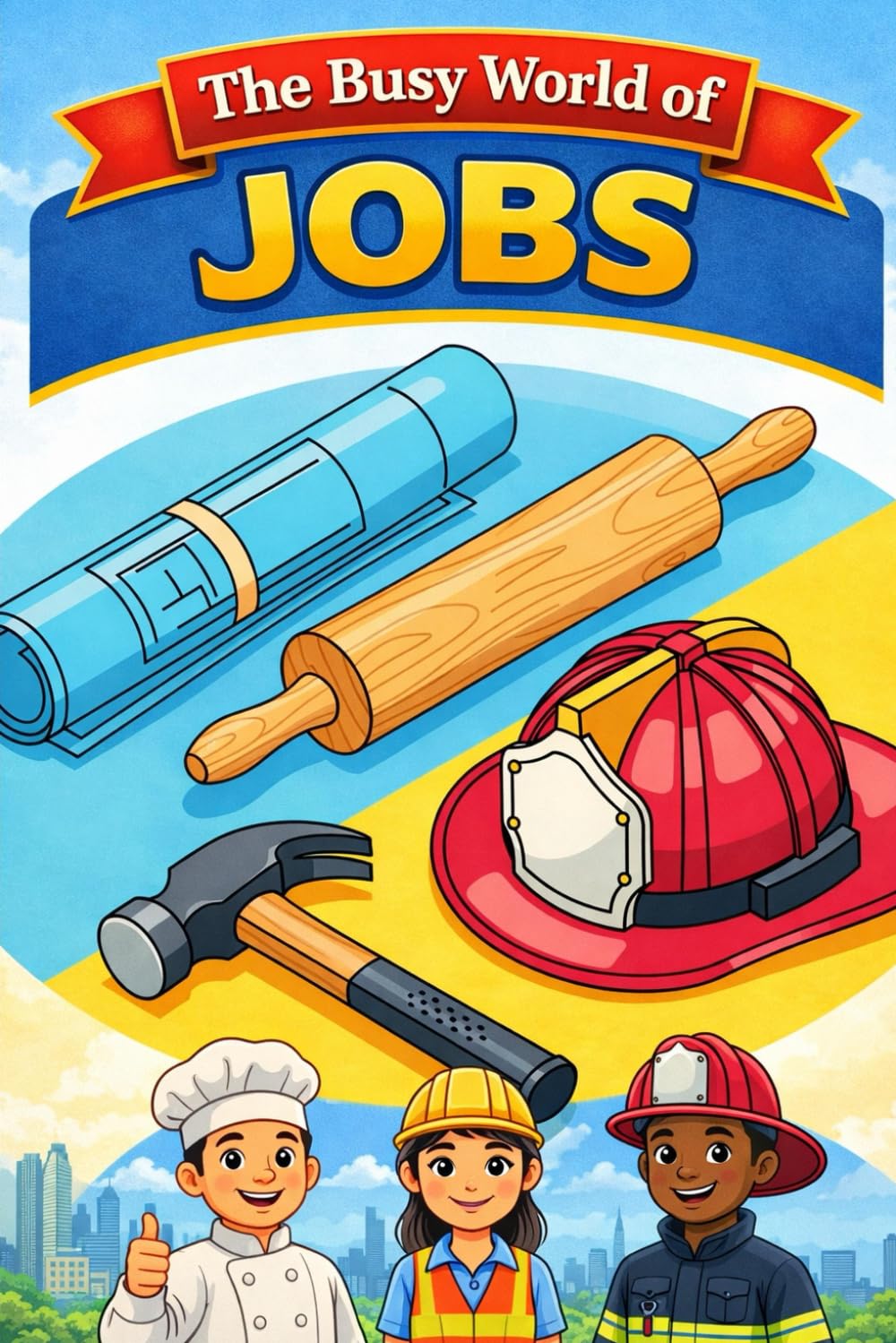 The Busy World of Jobs: Exploring Amazing Careers from A to Z for Young Learners